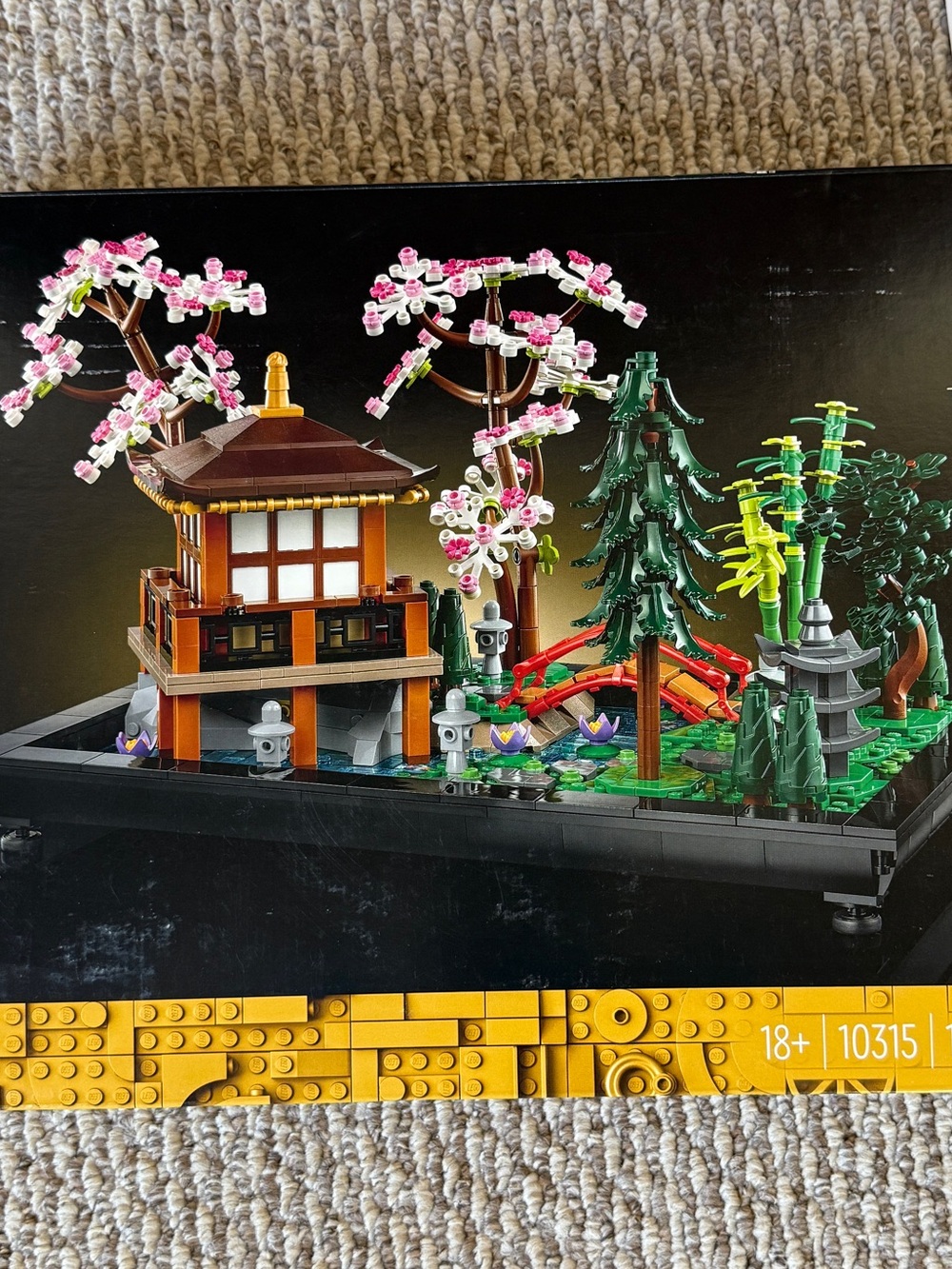 Lego Tranquil Garden 10315 Retired Koi Fish Japanese Botanical Display New Gift